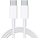 1m USB-C to USB-C Fast Charging Durable White Cable My Outlet Store