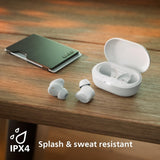PHILIPS True Wireless In-Ear Bluetooth Headphones Dynamic Bass - White My Outlet Store Ltd.