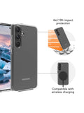 dbramante1928 Iceland Ultra D3O Back Case for Samsung Galaxy S24+ Clear My Outlet Store