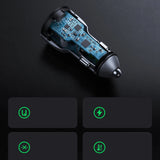 UGREEN QC3.0 Car Charger 36W Dual USB Fast Charging Car Adapter My Outlet Store
