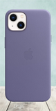 Apple Leather Back Case with MagSafe for iPhone 13 - Wisteria My Outlet Store