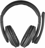 Trust Reno Wired Over Ear Headset for PC / Laptop In Line Volume Control Black My Outlet Store