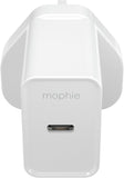 Mophie 20W USB-C Fast Charger Wall Adapter for UK - White My Outlet Store Ltd.