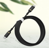 OtterBox Reinforced USB-C to USB-C Fast Charging Cable 3M Black My Outlet Store