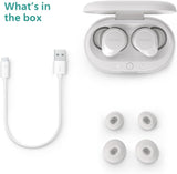 PHILIPS True Wireless In-Ear Bluetooth Headphones Dynamic Bass - White My Outlet Store Ltd.