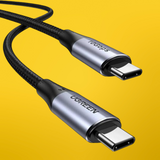 UGREEN US355 USB-C to USB-C 3.1 Gen.2, PD, 5A, 100W, 4K, 10Gbps, 1m (Black) My Outlet Store Ltd.