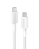 Anker 60W Braided Ultra Durable USB-C to USB-C 0.9m (3ft) White Cable My Outlet Store Ltd.