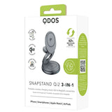 QDOS SnapStand Series Wireless Charger 3in1 Qi2 Foldable Charging Stand My Outlet Store Ltd.