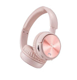 Swissten Comfort Trix Micro FM Bluetooth Headphones - Pink My Outlet Store