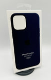 Apple iPhone 12 Pro Max Silicone Case with MagSafe - Deep Navy My Outlet Store