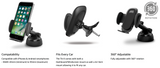 VEHO Universal InCar Dashboard/Windscreen/Air Went Holder  Black My Outlet Store Ltd.