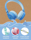 Planet Buddies Kids Headphones, Foldable Wired On Ear Headphones for Kids My Outlet Store