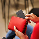 Chipolo CARD Spot Works with the Apple Find My Network Black My Outlet Store