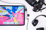 Targus HyperDrive 6-in-1 USB-C Hub for iPad Pro / Air - 3.5mm Audio Jack, Grey My Outlet Store
