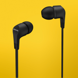 Philips Audio In-Ear Headphones With In-Line Remote Control Powerful Bass Black My Outlet Store Ltd.