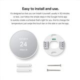 Google Nest Thermostat Smart Thermostat for Home Programmable WiFi Snow My Outlet Store Ltd.