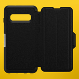 OtterBox Strada Case for Galaxy S10 Shockproof Drop proof Premium Leather Black My Outlet Store