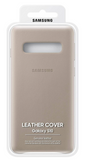 Samsung Protective Leather Cover for Galaxy S10 - Dark Grey My Outlet Store Ltd.