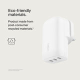Belkin BoostCharge 3-Port USB-C Wall Charger with PPS 67W Fast Charging White My Outlet Store Ltd.