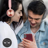 Swissten Comfort Trix Micro FM Bluetooth Headphones - Pink My Outlet Store