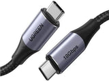 UGREEN US355 USB-C to USB-C 3.1 Gen.2, PD, 5A, 100W, 4K, 10Gbps, 1m (Black) My Outlet Store Ltd.