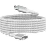 Belkin BoostCharge 2m USB-C to USB-C Braided Cable White for iPhone 15 series My Outlet Store