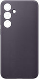 Samsung Galaxy Official S24+ Vegan Leather Back Case, Dark Violet My Outlet Store