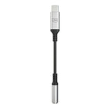3mk USBC Jack 3.5mm Aluminium Adaptor  Silver/Black My Outlet Store Ltd.