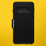 OtterBox Strada Case for Galaxy S10 Shockproof Drop proof Premium Leather Black My Outlet Store