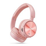 Swissten Comfort Trix Micro FM Bluetooth Headphones - Pink My Outlet Store