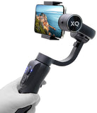 XQISIT Gimbal 3-Axis Bluetooth Stabiliser with Tripod for Smartphones - Black My Outlet Store