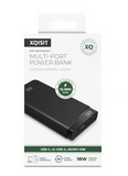 XQISIT Multi-Port Power Bank 12000 mAh 18W - Black My Outlet Store