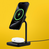 Cygnett ChargeBase 2-in-1 Magnetic Wireless Charging Stand, Qi2 Compatible Black My Outlet Store Ltd.