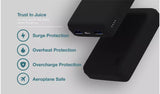 Juice 4 12000mAh Portable Power Bank – Black My Outlet Store