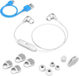 JLab JBuds Pro Bluetooth Earbuds Wireless With Microphone, White My Outlet Store