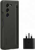 SAMSUNG Z Fold5 Case Starter Kit - S Pen & Wall Plug UK Adapter Included - Black My Outlet Store Ltd.