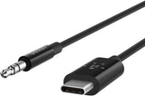 Belkin RockStar 3.5mm with USB-C Connector audio cable USB-C Black My Outlet Store Ltd.
