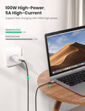 UGREEN US355 USB-C to USB-C 3.1 Gen.2, PD, 5A, 100W, 4K, 10Gbps, 1m (Black) My Outlet Store Ltd.