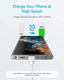 Anker 60W Braided Ultra Durable USB-C to USB-C 0.9m (3ft) White Cable My Outlet Store Ltd.