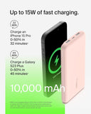 Belkin 10000mAh Portable Powerbank, 10K USBC portable charger  Rose Gold My Outlet Store Ltd.