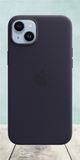 Apple iPhone 14 Plus Leather Case with MagSafe - Midnight My Outlet Store