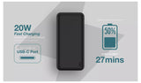 Juice Max 20000mAh Portable Power Bank with 20W PD - Black My Outlet Store