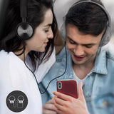 Swissten Comfort Trix Micro FM Bluetooth Headphones - Black My Outlet Store