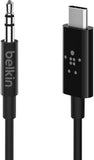 Belkin RockStar 3.5mm with USB-C Connector audio cable USB-C Black My Outlet Store Ltd.