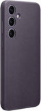 Samsung Galaxy Official S24+ Vegan Leather Back Case, Dark Violet My Outlet Store