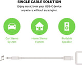 Belkin RockStar 3.5mm with USB-C Connector audio cable USB-C Black My Outlet Store Ltd.