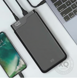 XQISIT Multi-Port Power Bank 12000 mAh 18W - Black My Outlet Store