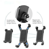 XQISIT Universal Adjustable Phone Mount for Bikes - Secure Hold - Black My Outlet Store