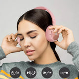 Swissten Comfort Trix Micro FM Bluetooth Headphones - Pink My Outlet Store