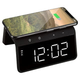 AVO+ Alarm Clock + QI Wireless Charger With Night Light Function Two Alarm Times My Outlet Store